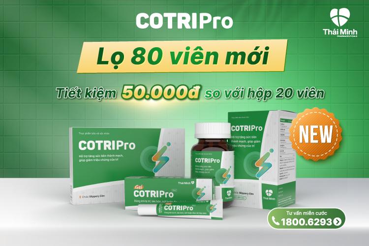 [MỚI] CotriPro ra mắt dạng lọ 80 viên - Tiết kiệm 50.000 VNĐ