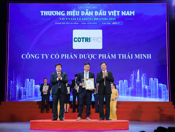 CotriPro Thái Minh tự hào đạt giải thưởng Top 10 thương hiệu dẫn đầu Việt Nam 2023