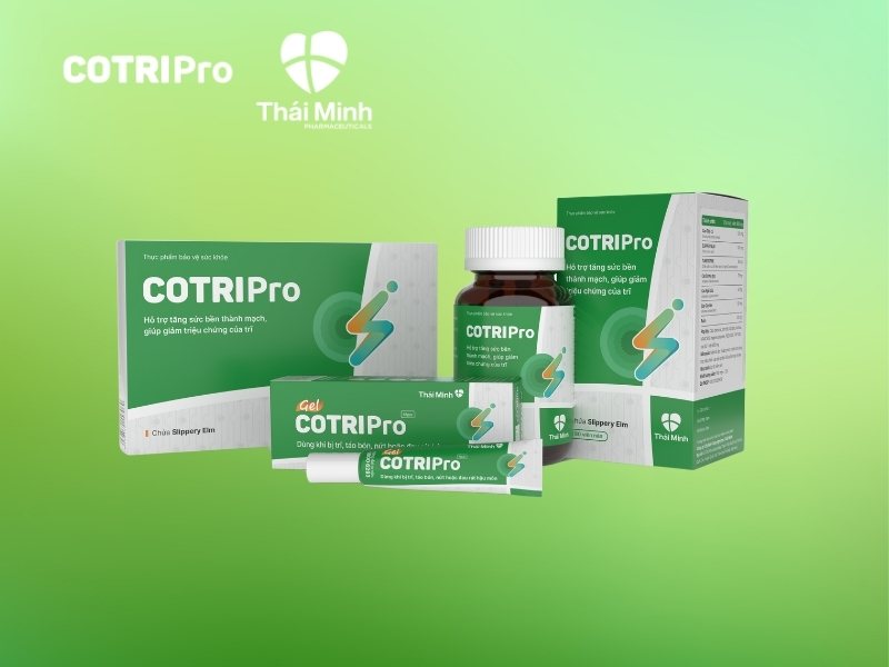 Sử dụng cotripro gel và viên uống cotripro