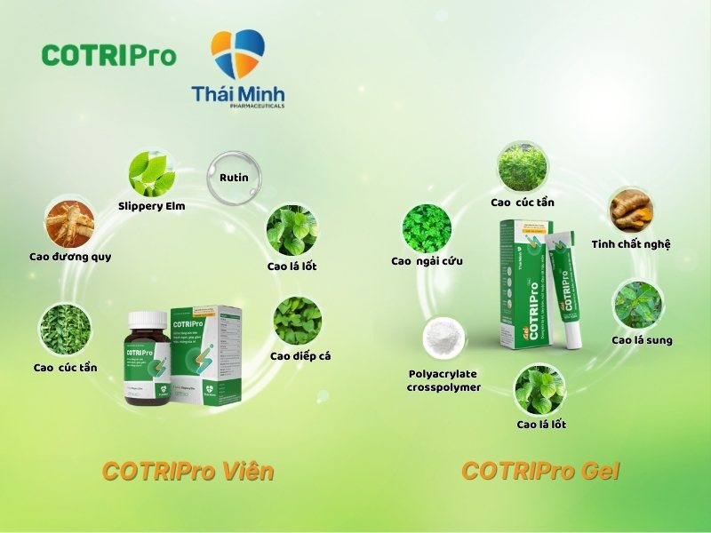 Thành phần của sản phẩm COTRIPro