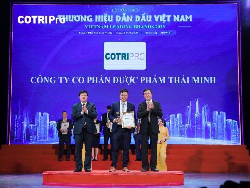 Cotripro đạt top 10 thương hiệu dẫn đầu VN