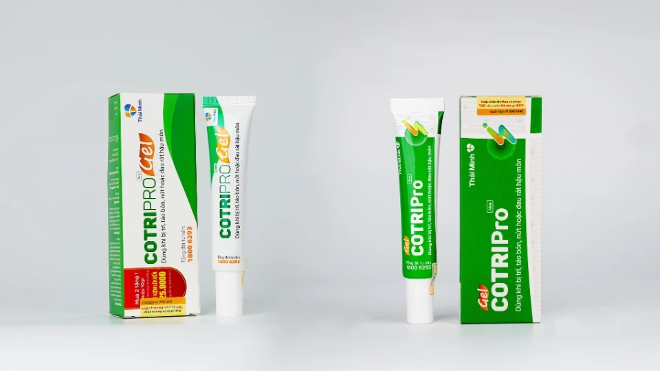 cotripro gel bao bì cũ và bao bì mới
