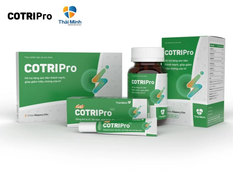 COTRIPro tác động lên búi trĩ