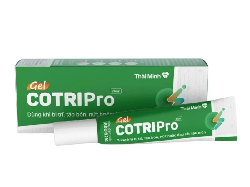 COTRIPro gel trị trĩ nhẹ cho bà bầu