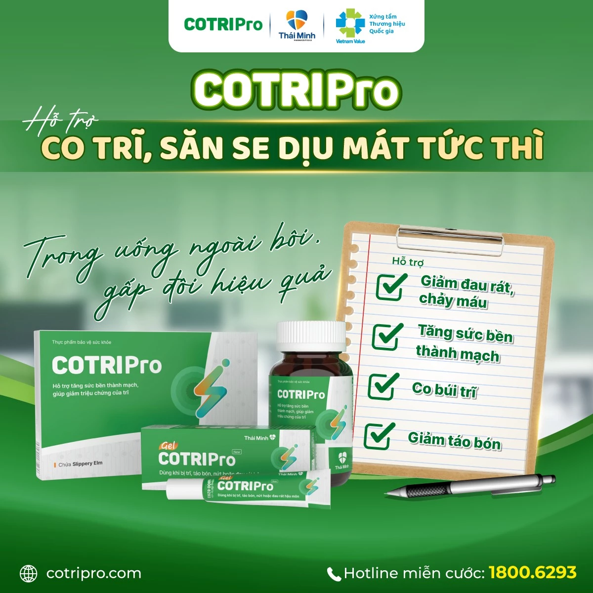 giới thiệu cotripro - website chính hãng