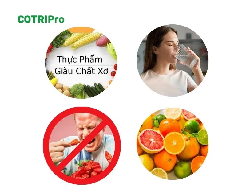 Chế độ ăn uống lành mạnh ngừa trĩ độ 2