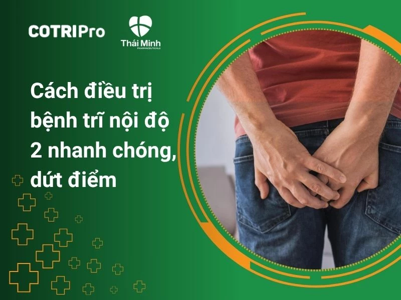 Cách điều trị bệnh trĩ nội độ 2 nhanh chóng, dứt điểm