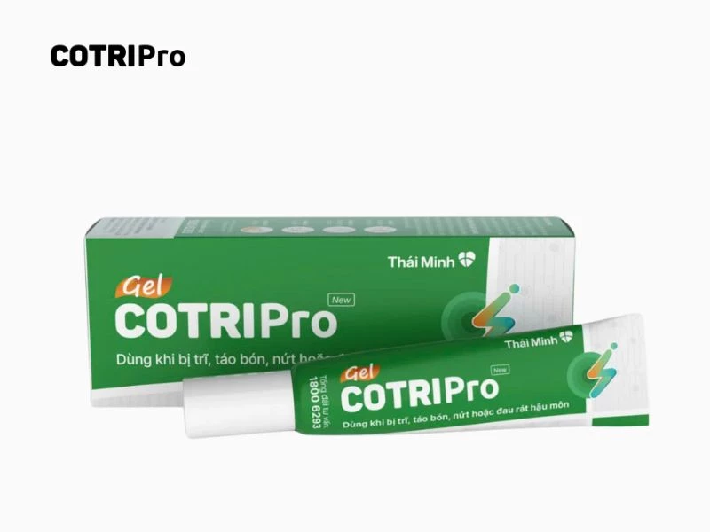 COTRIPro tác động lên búi trĩ ngoại, trĩ nội