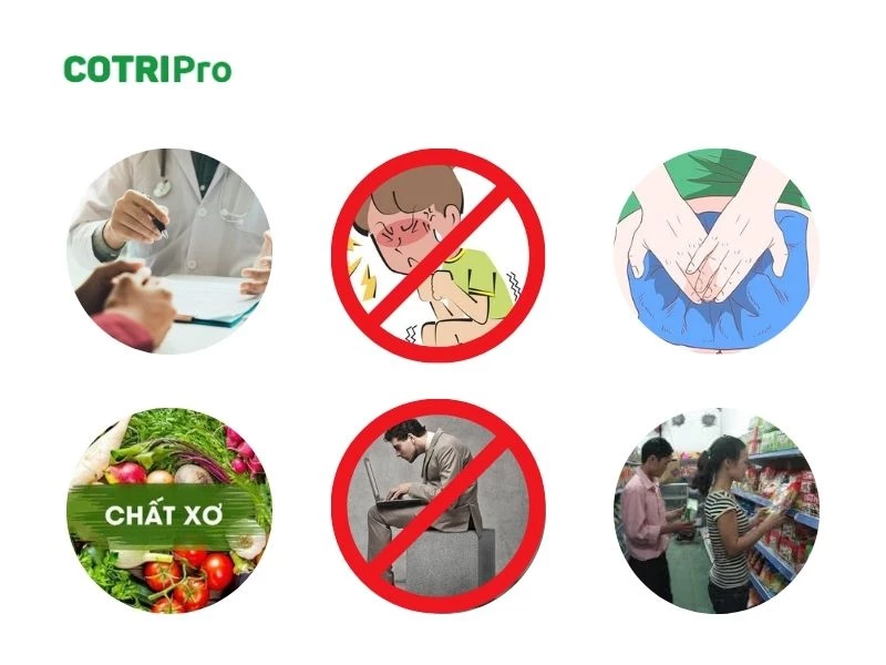 Lưu ý khi điều trị chảy máu trĩ
