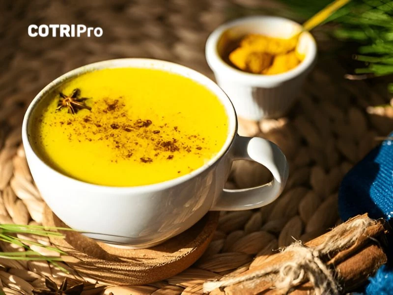 Bột nghệ cùng sữa ấm cải thiện hen suyễn
