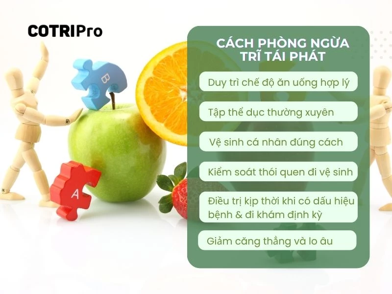 Phòng ngừa trĩ trở nặng