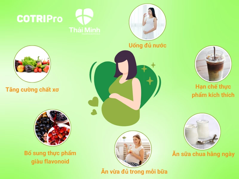 Chế độ ăn uống phù hợp giúp ngừa trĩ
