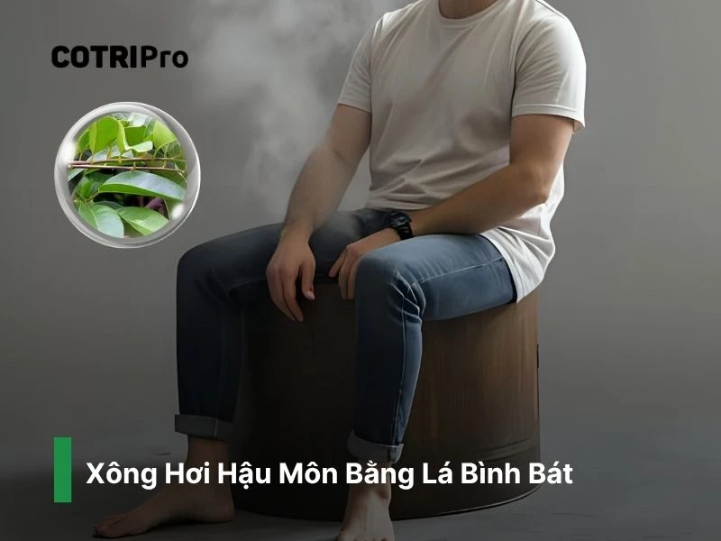 Xông hậu môn làm co búi trĩ
