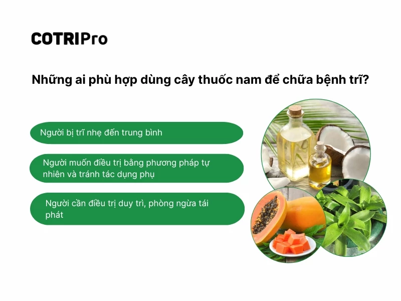 ai nên dùng thuốc nam để chữa bệnh trĩ