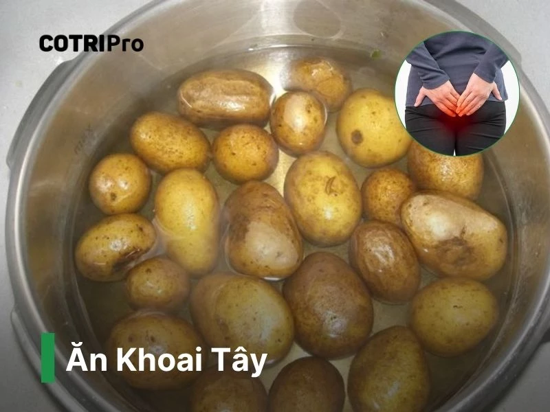 Khoai tây giảm táo bón
