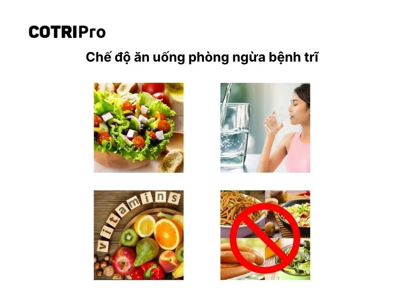 Chế độ ăn uống cải thiện trĩ