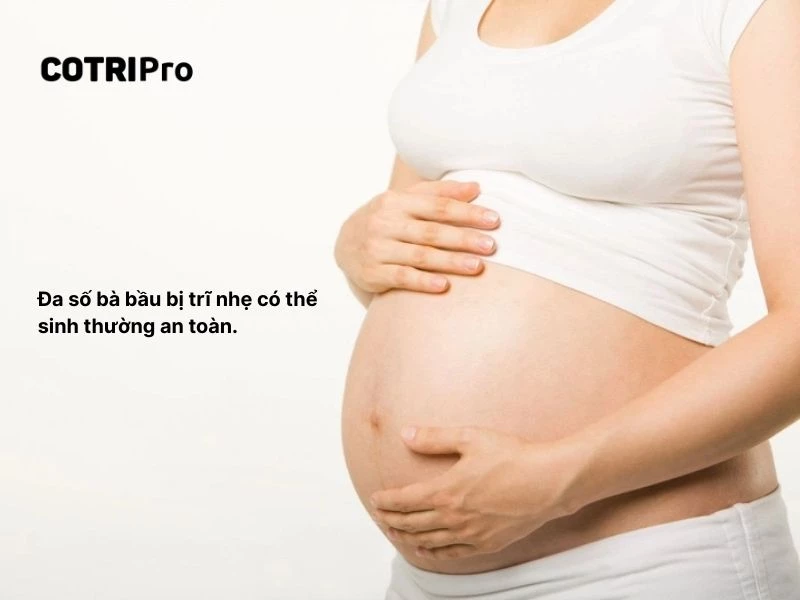 Bà bầu trĩ nhẹ sinh thường