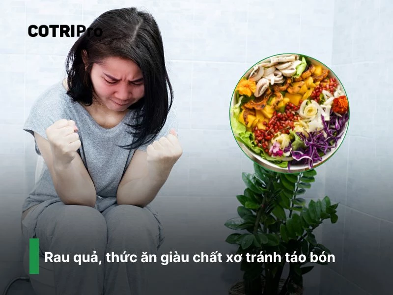 Rau quả nhiều chất xơ