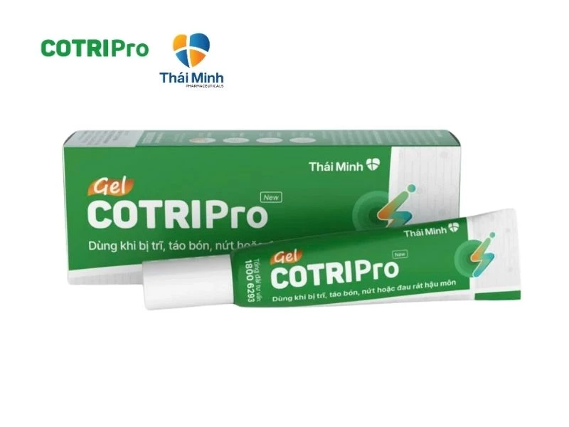 COTRIPro gel cải thiện bệnh trĩ