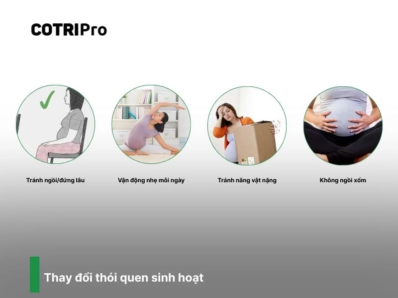 Tránh khuân vác vật nặng