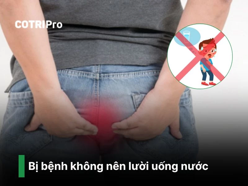Ít nước khiến phân cứng 