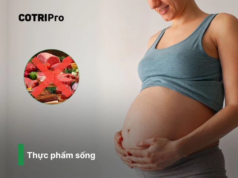 Thực phẩm sống gây tiêu chảy