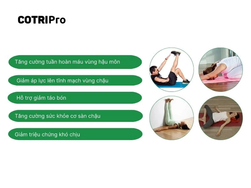 Bài tập giúp giảm triệu chứng trĩ