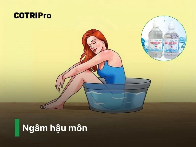 Ngâm hậu môn trị trĩ tại nhà