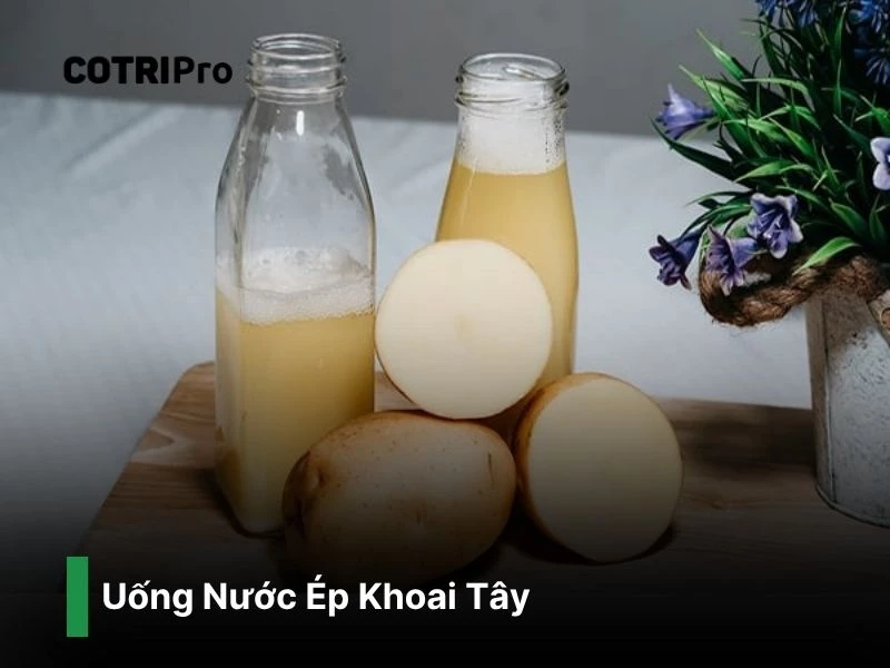 Nước ép khoai tây ngừa táo bón và cải thiện tiêu hóa