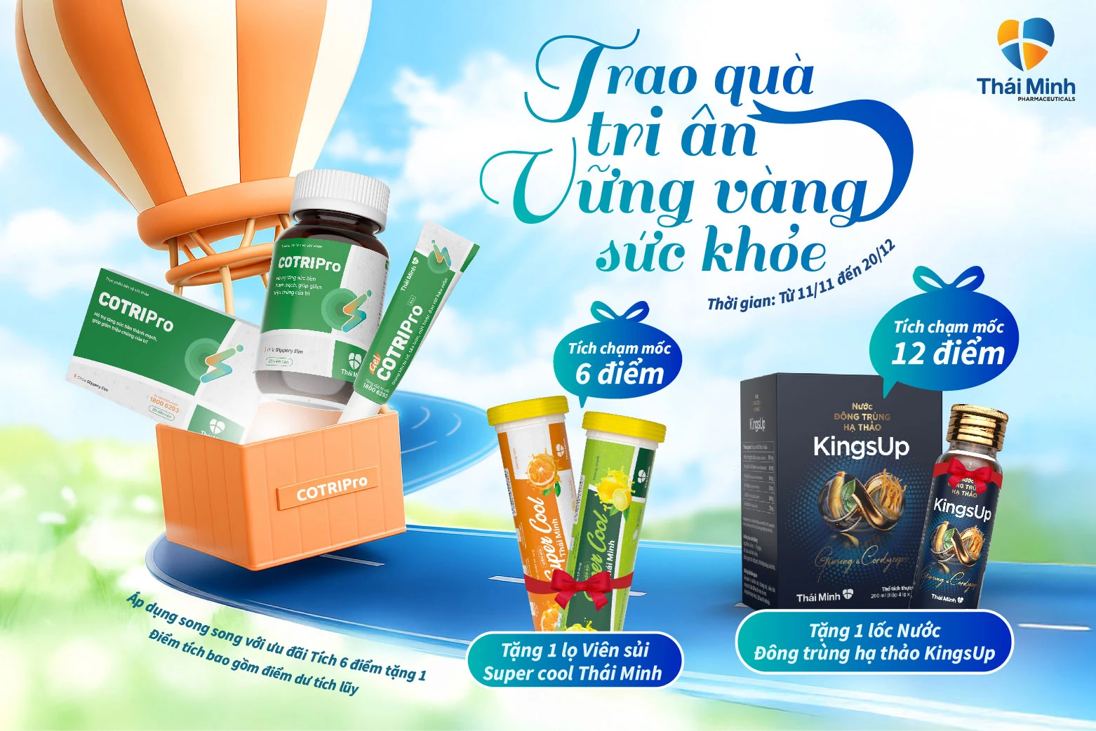 Trao quà tri ân, vững vàng sức khoẻ cùng ưu đãi lớn nhất năm của COTRIPro